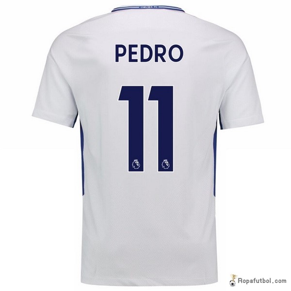 Camiseta Chelsea Replica Segunda Ropa Pedro 2017/18